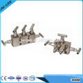 High pressure NPT double flange 5-valve group